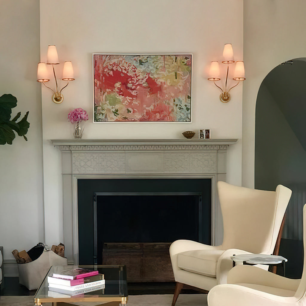Montreuil Wall Light | Antique Brass & Nickel | 3-Light Design