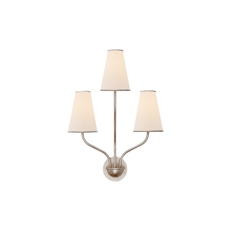 Montreuil Wall Light | Antique Brass & Nickel | 3-Light Design