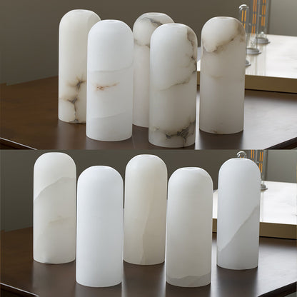 Monty Wall Lamp | Brass & Alabaster | White Shade