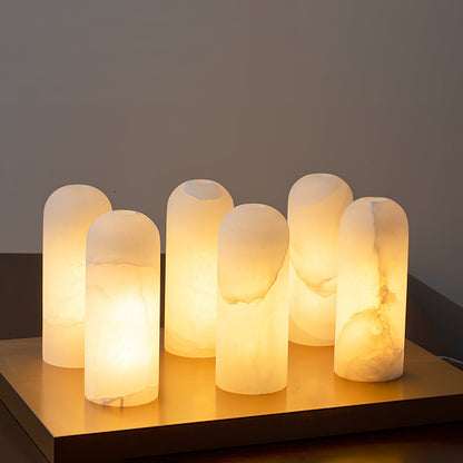 Monty Wall Lamp | Brass & Alabaster | White Shade