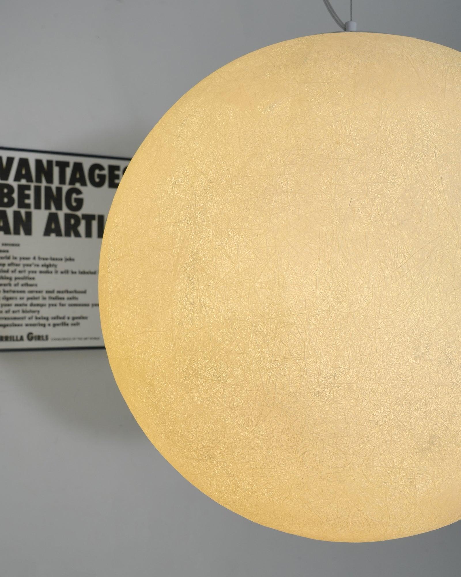 Moon Pendant Lamp | White Resin | Multiple Sizes