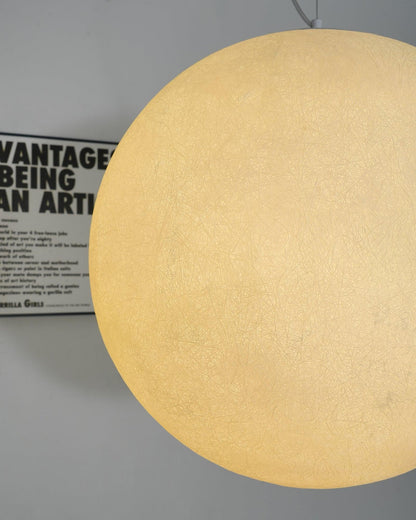Moon Pendant Lamp | White Resin | Multiple Sizes
