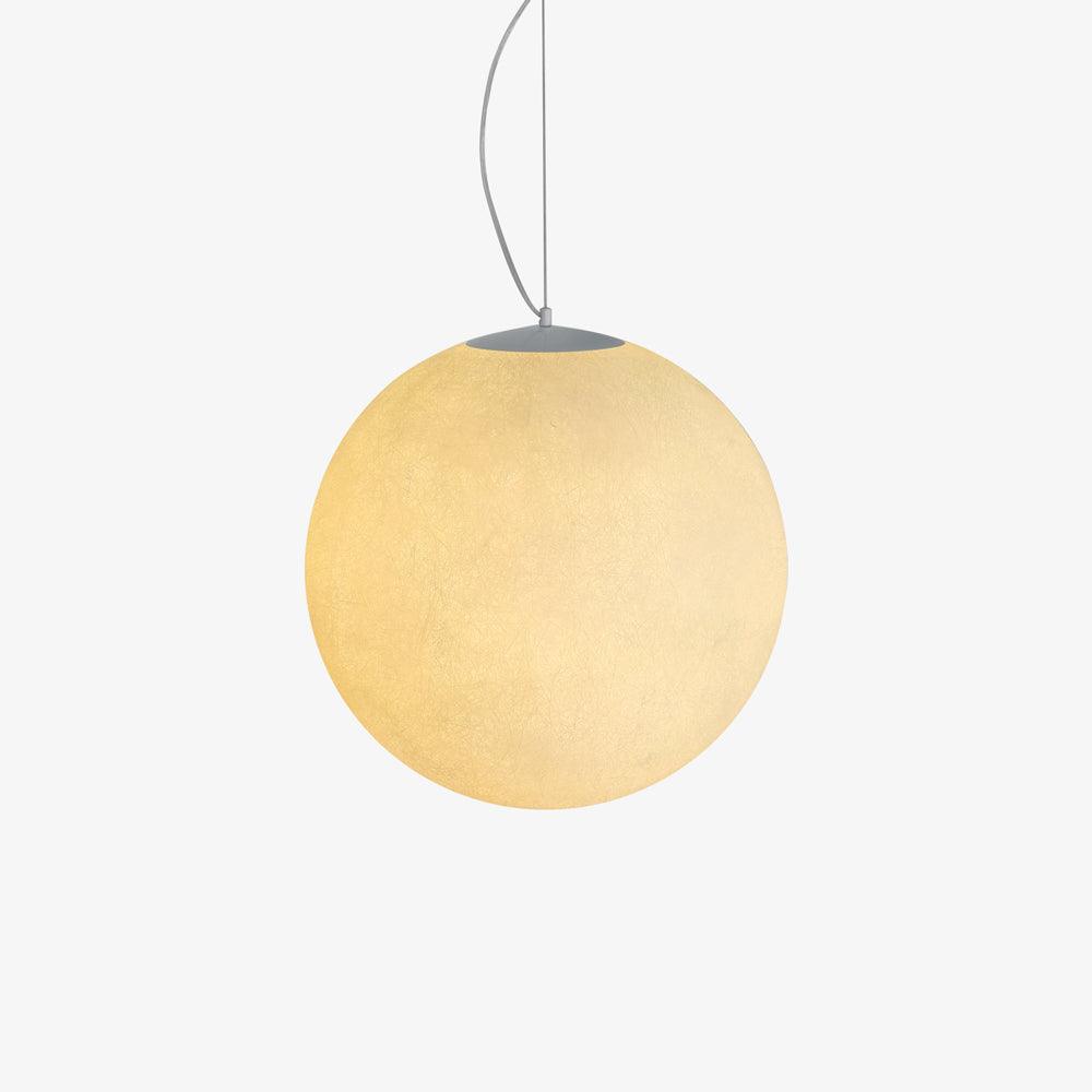 Moon Pendant Lamp | White Resin | Multiple Sizes
