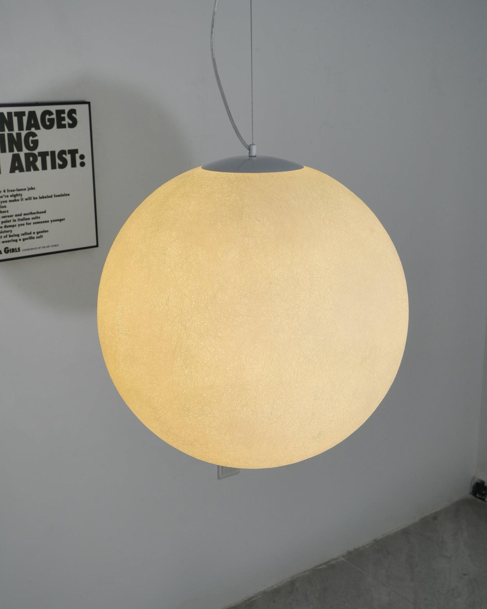 Moon Pendant Lamp | White Resin | Multiple Sizes