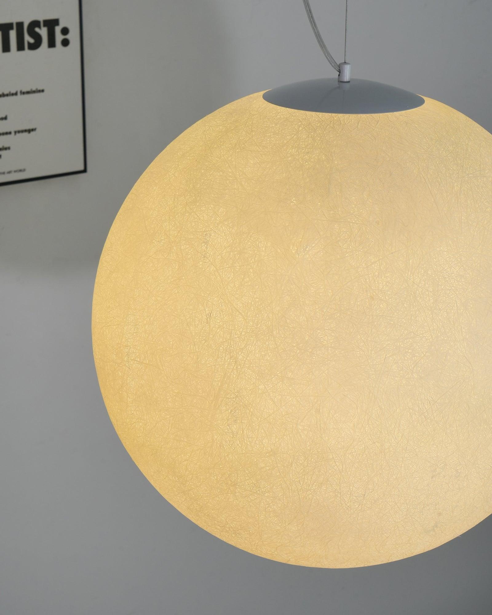Moon Pendant Lamp | White Resin | Multiple Sizes