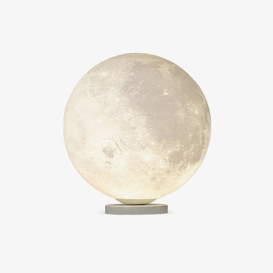 Moon Table Lamp | White FRP Fiber | Multiple Sizes Available