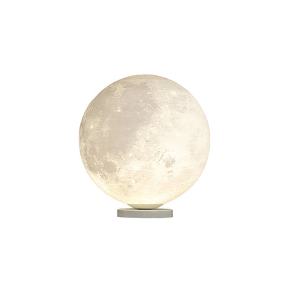 Moon Table Lamp | White FRP Fiber | Multiple Sizes Available