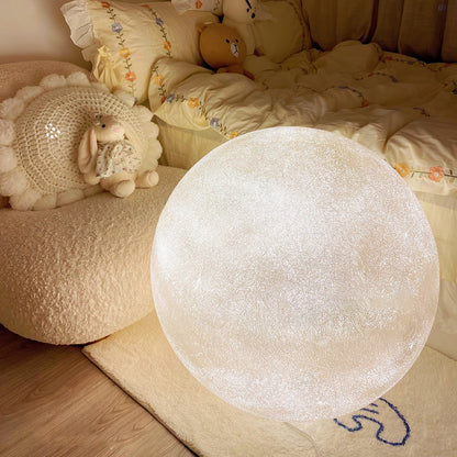 Moon Table Lamp | White FRP Fiber | Multiple Sizes Available