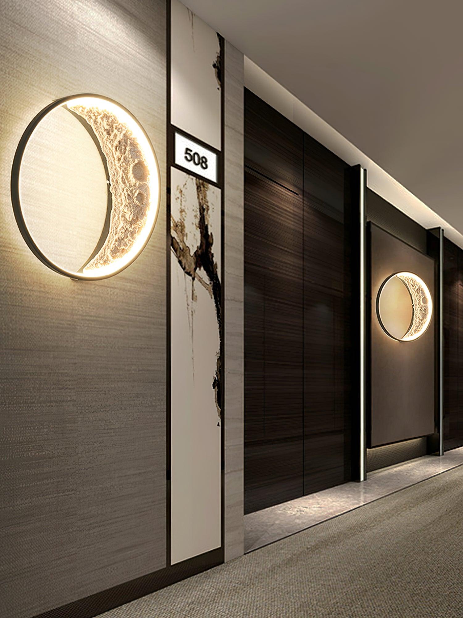 Moon Wall Lamp | LED | Black + White