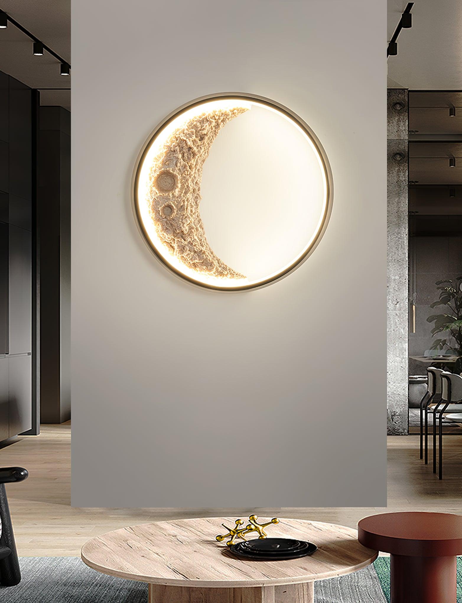 Moon Wall Lamp | LED | Black + White