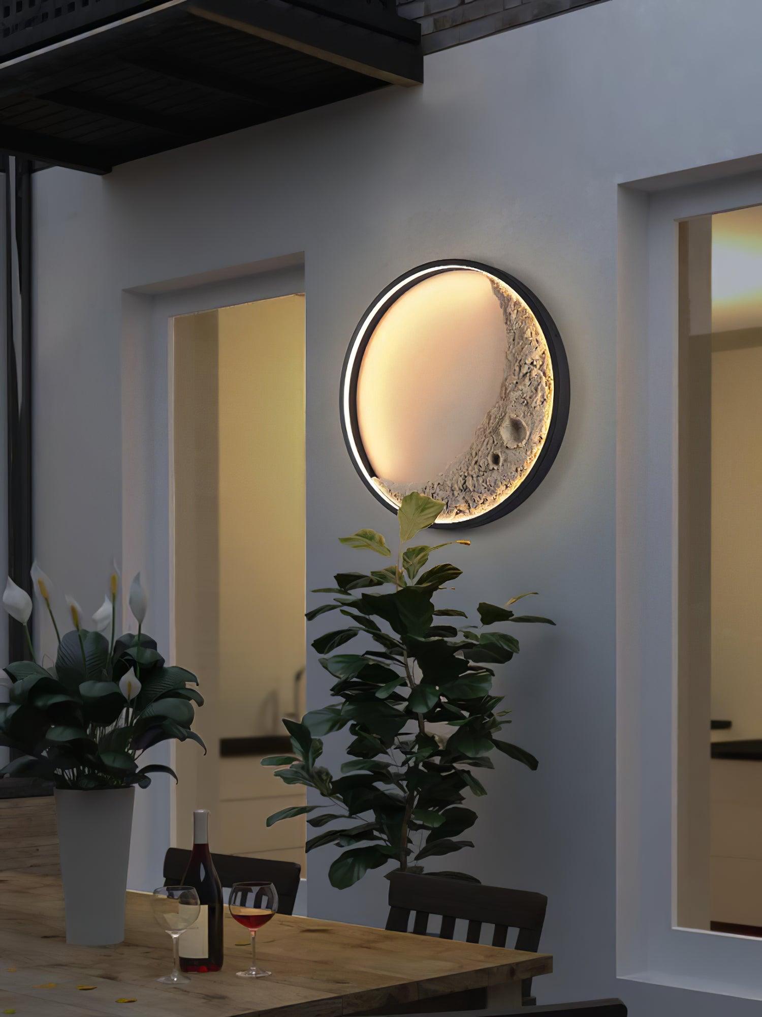 Moon Wall Lamp | LED | Black + White