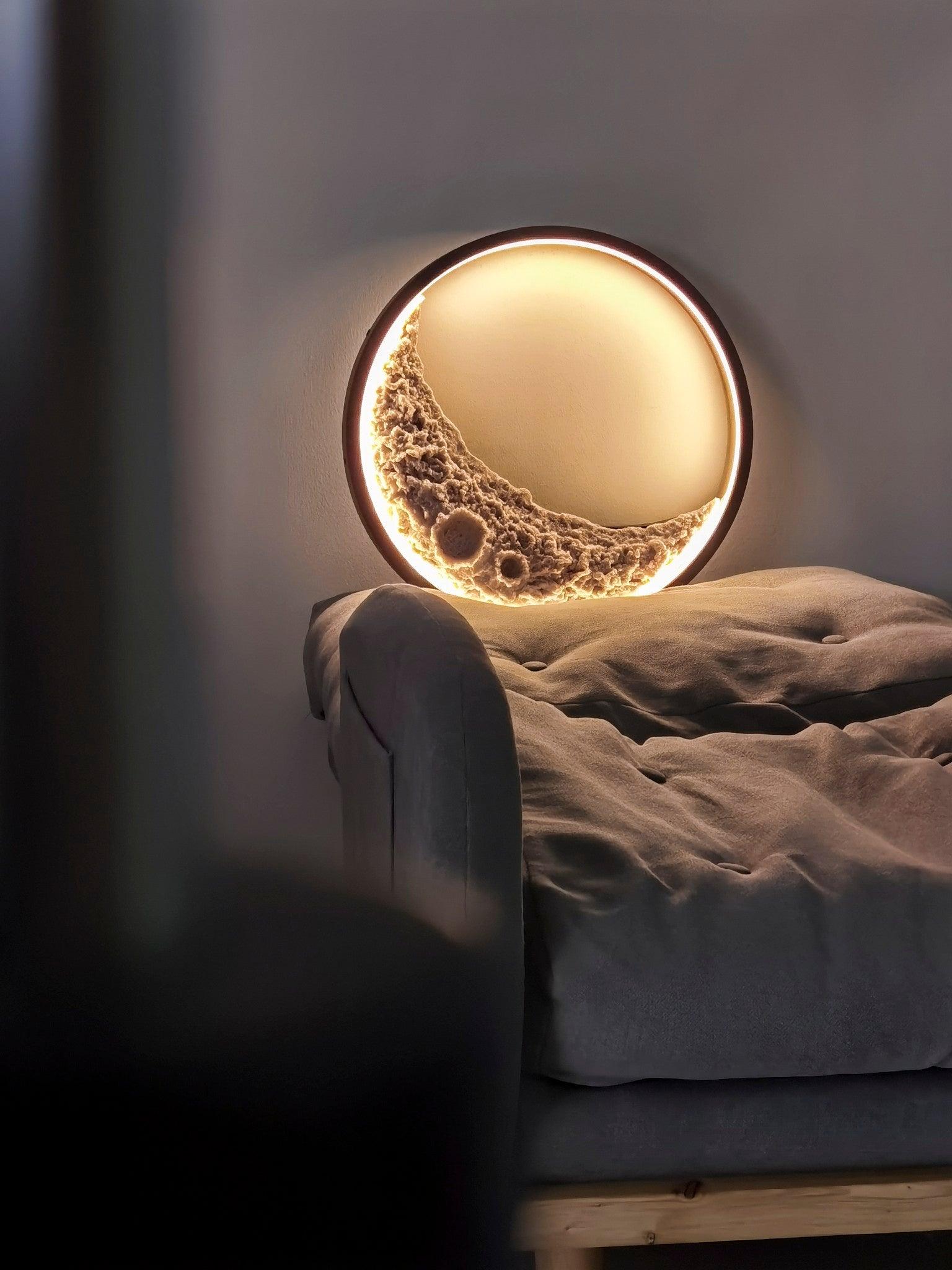 Moon Wall Lamp | LED | Black + White