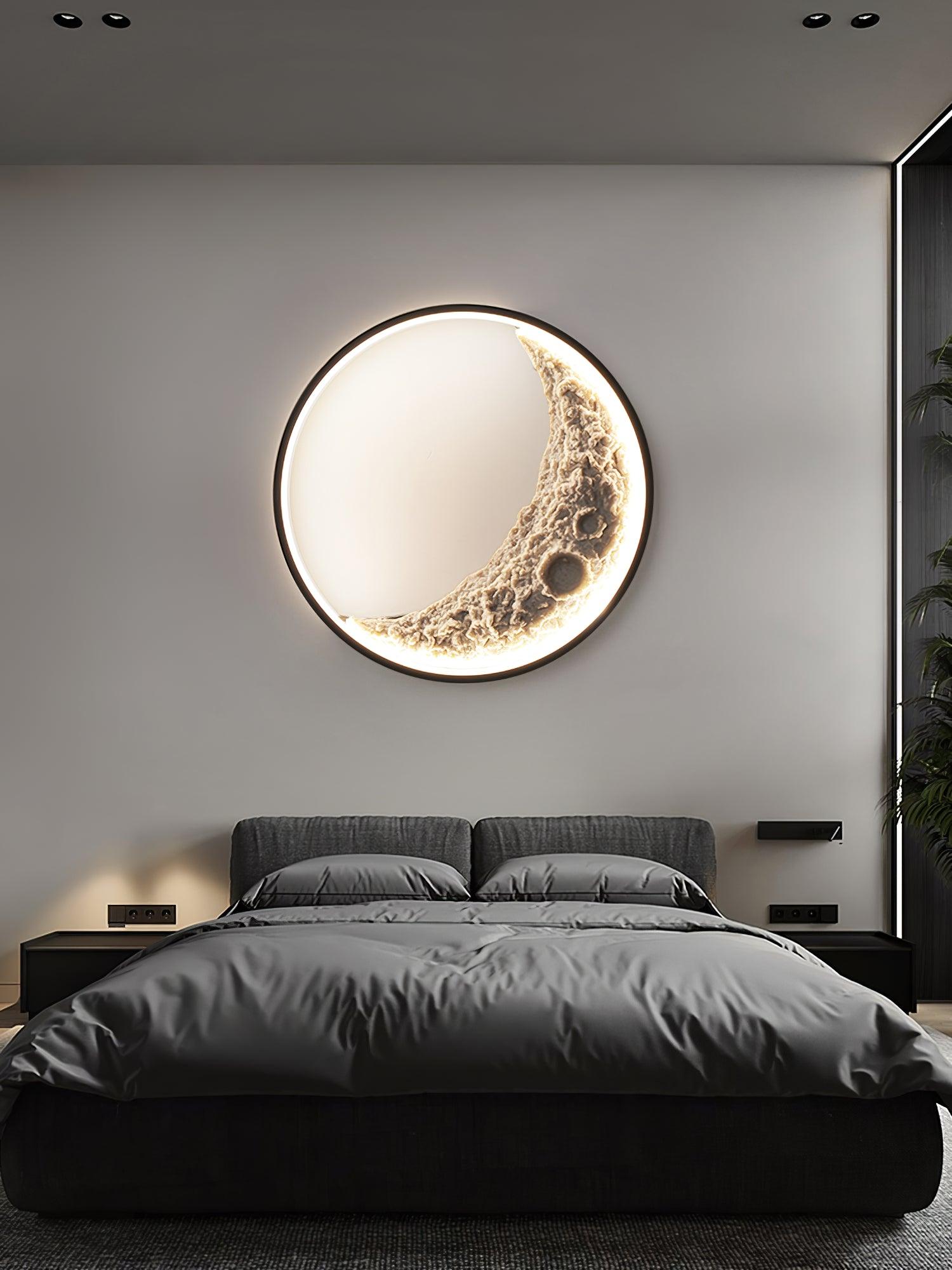 Moon Wall Lamp | LED | Black + White
