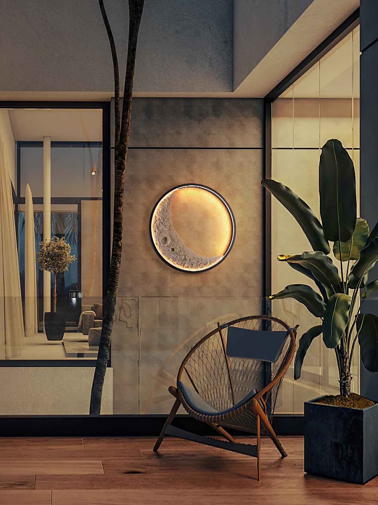 Moon Wall Lamp | LED | Black + White