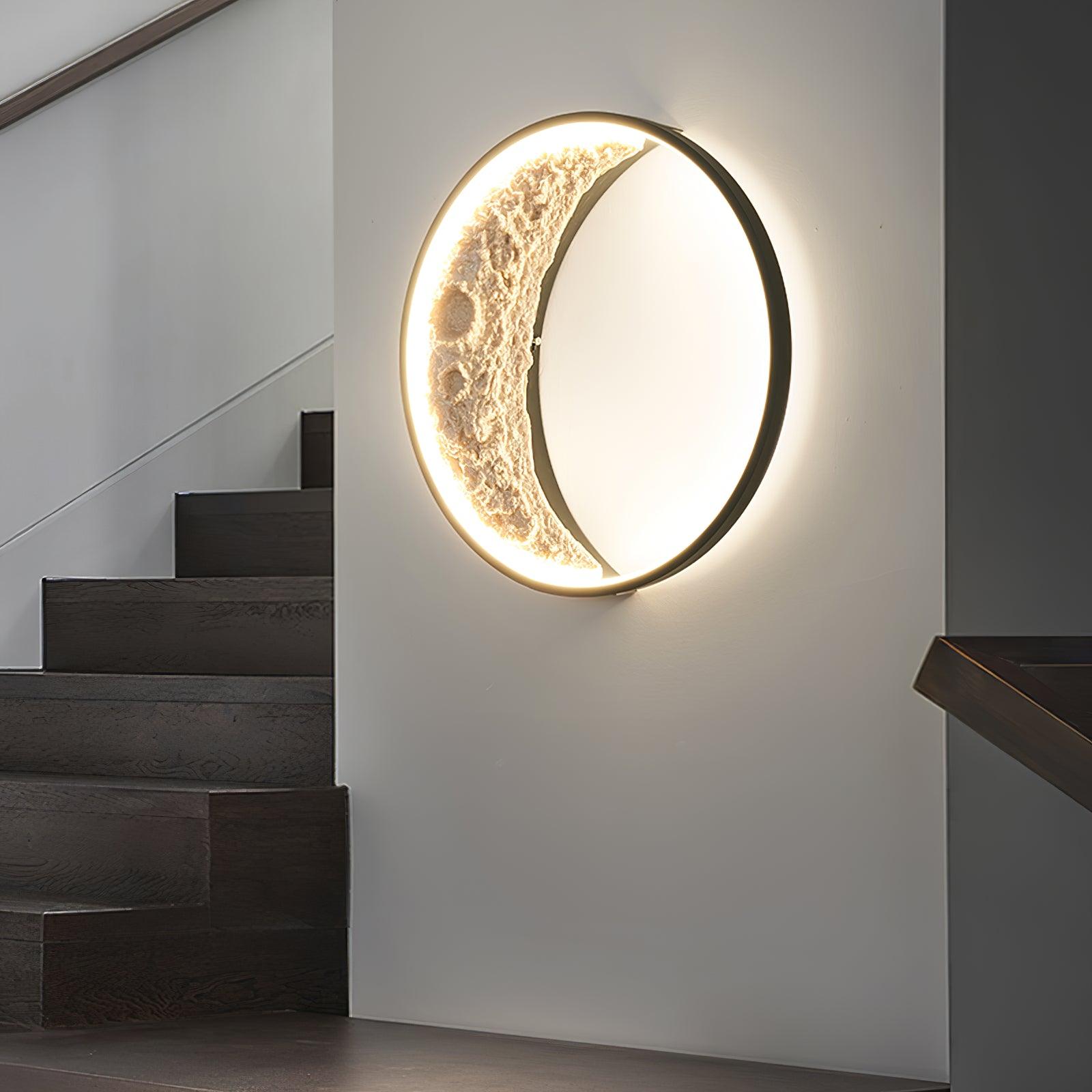 Moon Wall Lamp | LED | Black + White