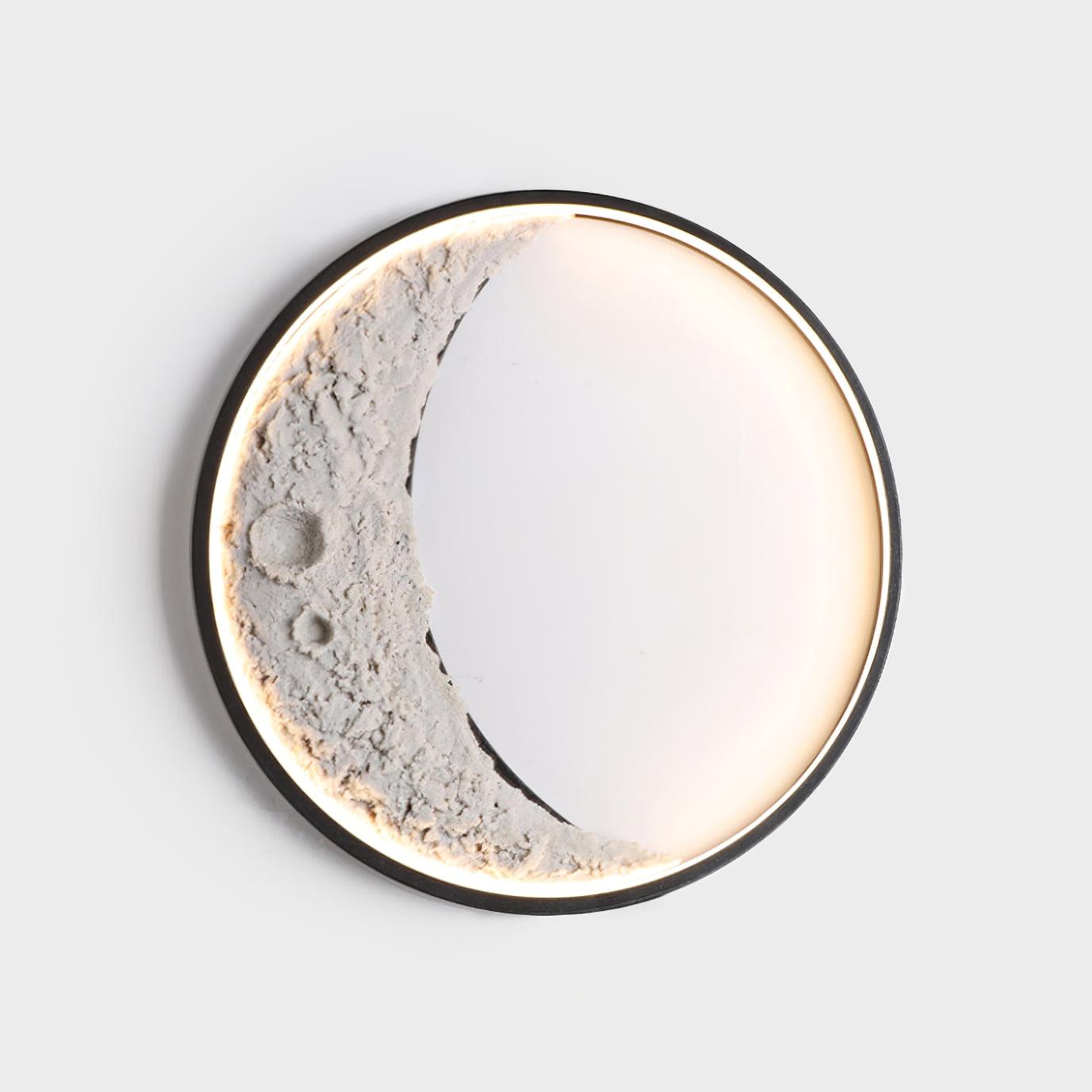 Moon Wall Lamp | LED | Black + White