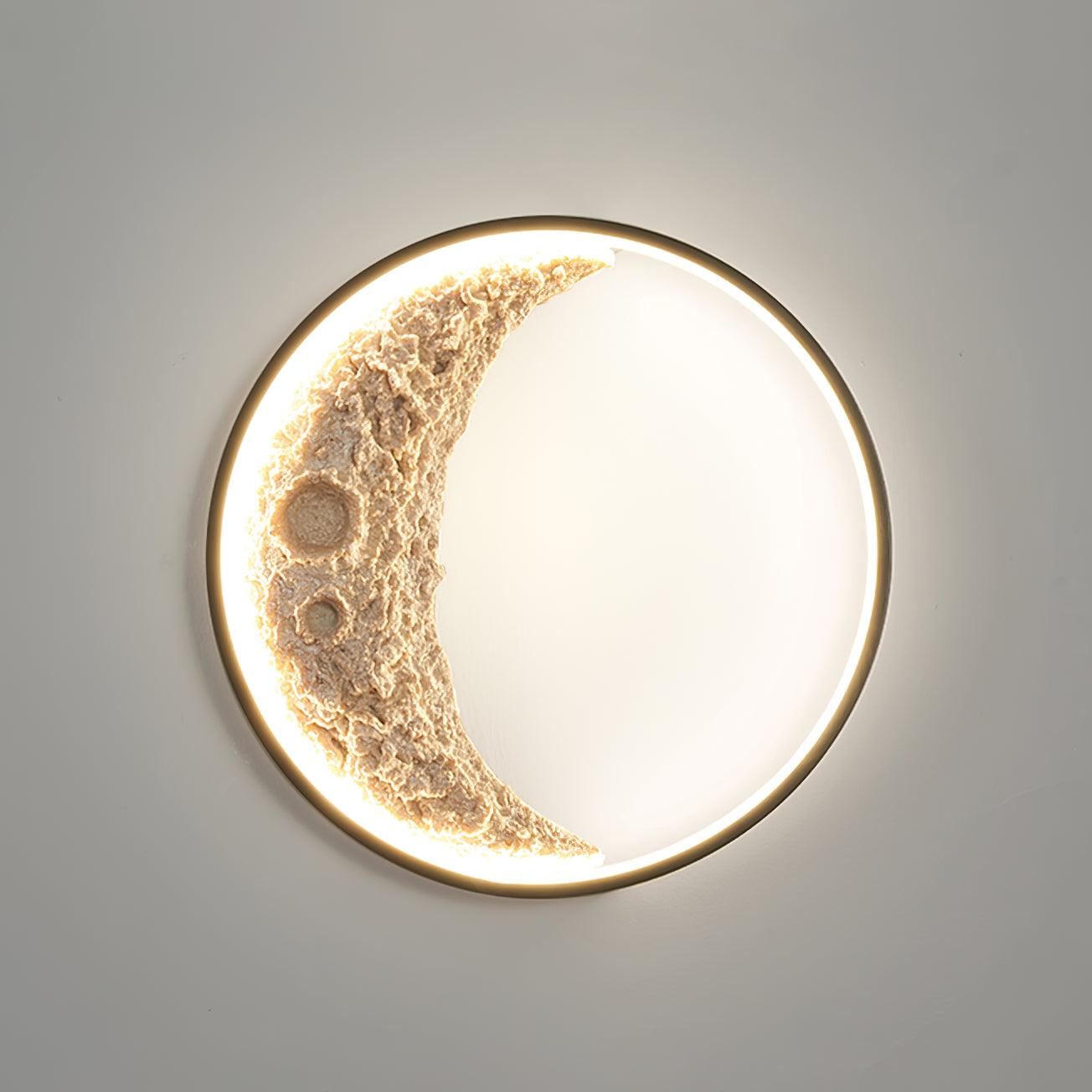 Moon Wall Lamp | LED | Black + White