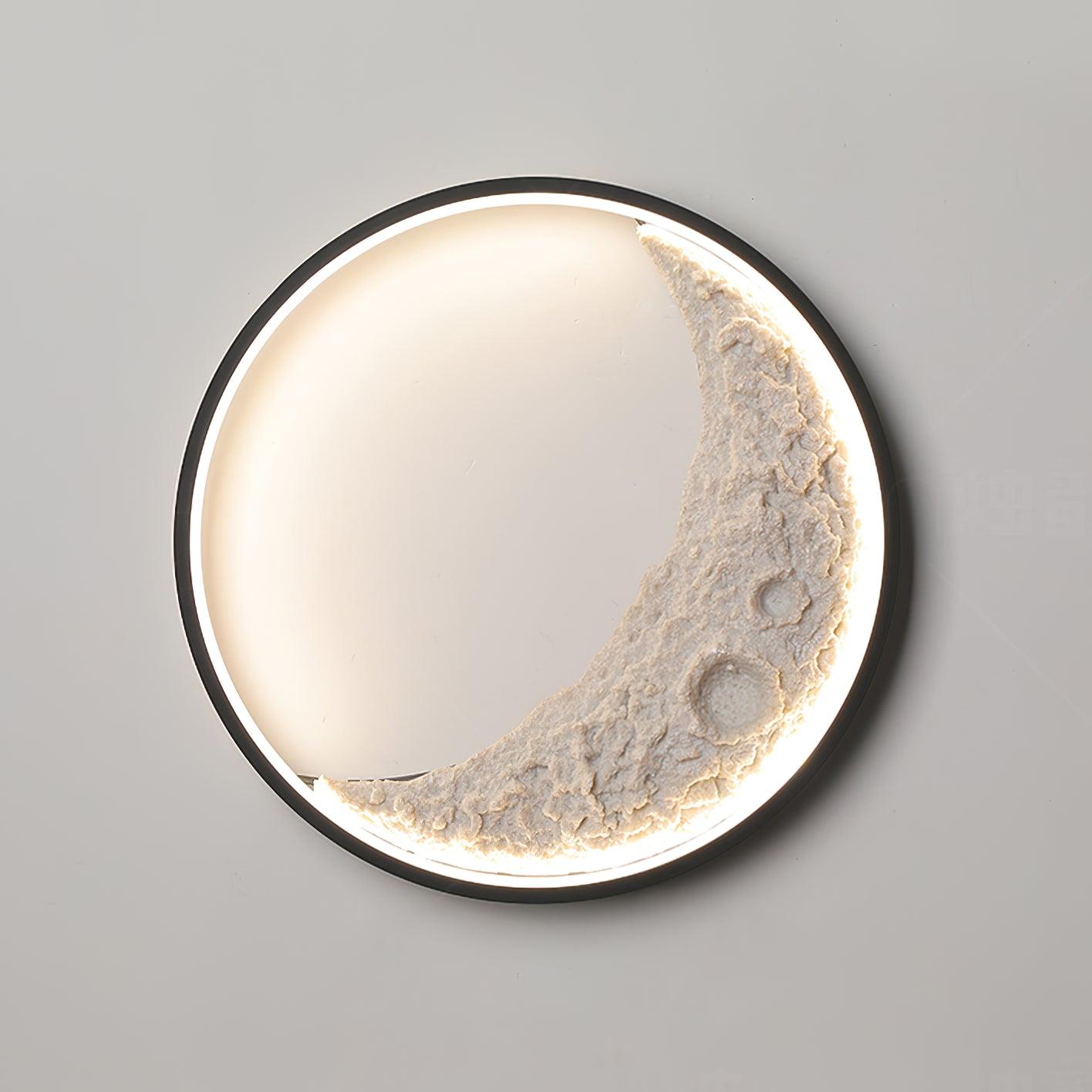 Moon Wall Lamp | LED | Black + White