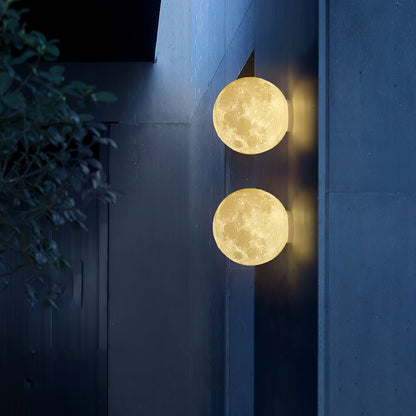 Moon 3D Wall Lamp | Lunar Surface | White