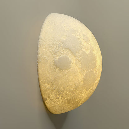 Moon 3D Wall Lamp | Lunar Surface | White