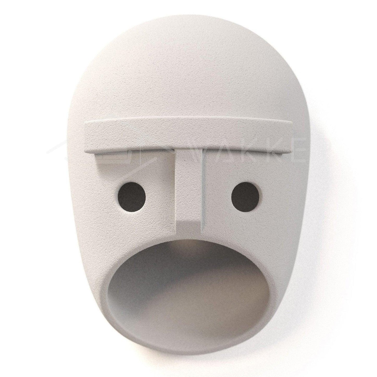 Mask Wall Light | Resin, Aluminum, Iron | Grey