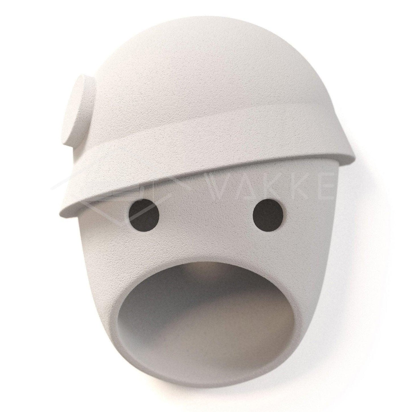 Mask Wall Light | Resin, Aluminum, Iron | Grey