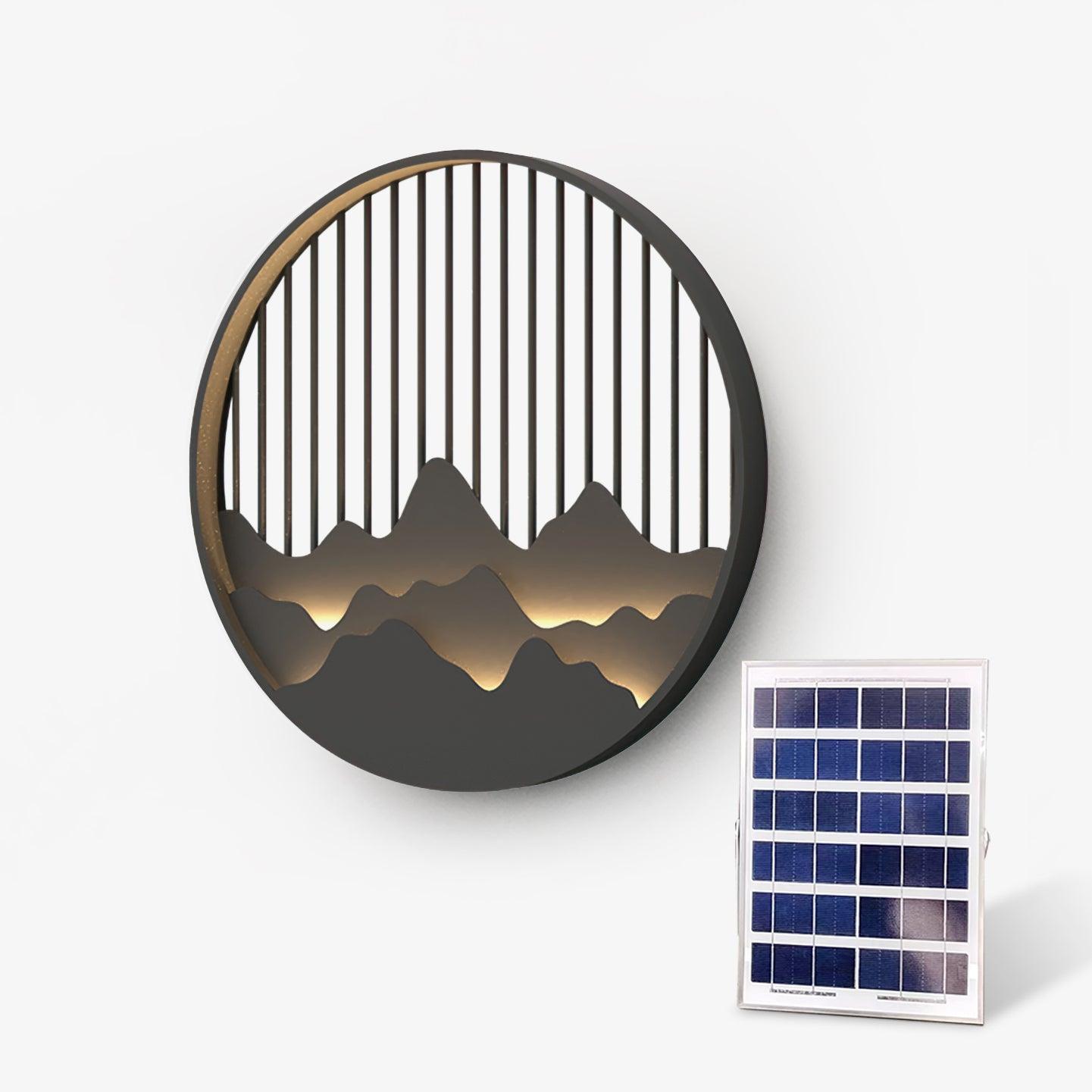 Mountain Outdoor Wall Lamp | Stainless Steel | Black