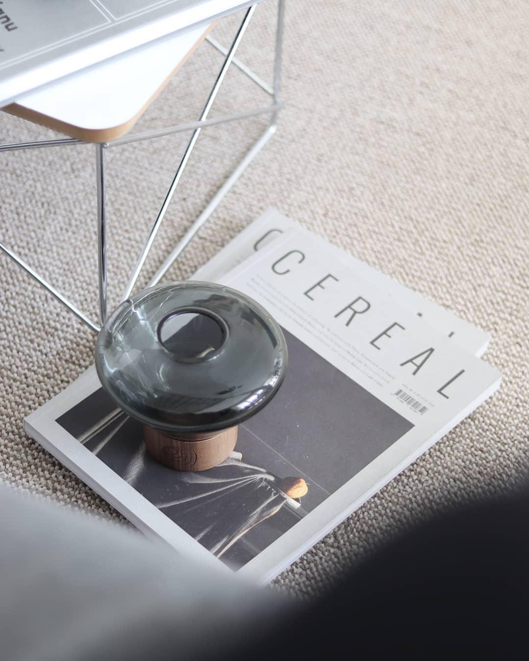 Bois Table Lamp | Wooden & Glass | Clear, Smoke Gray, Amber