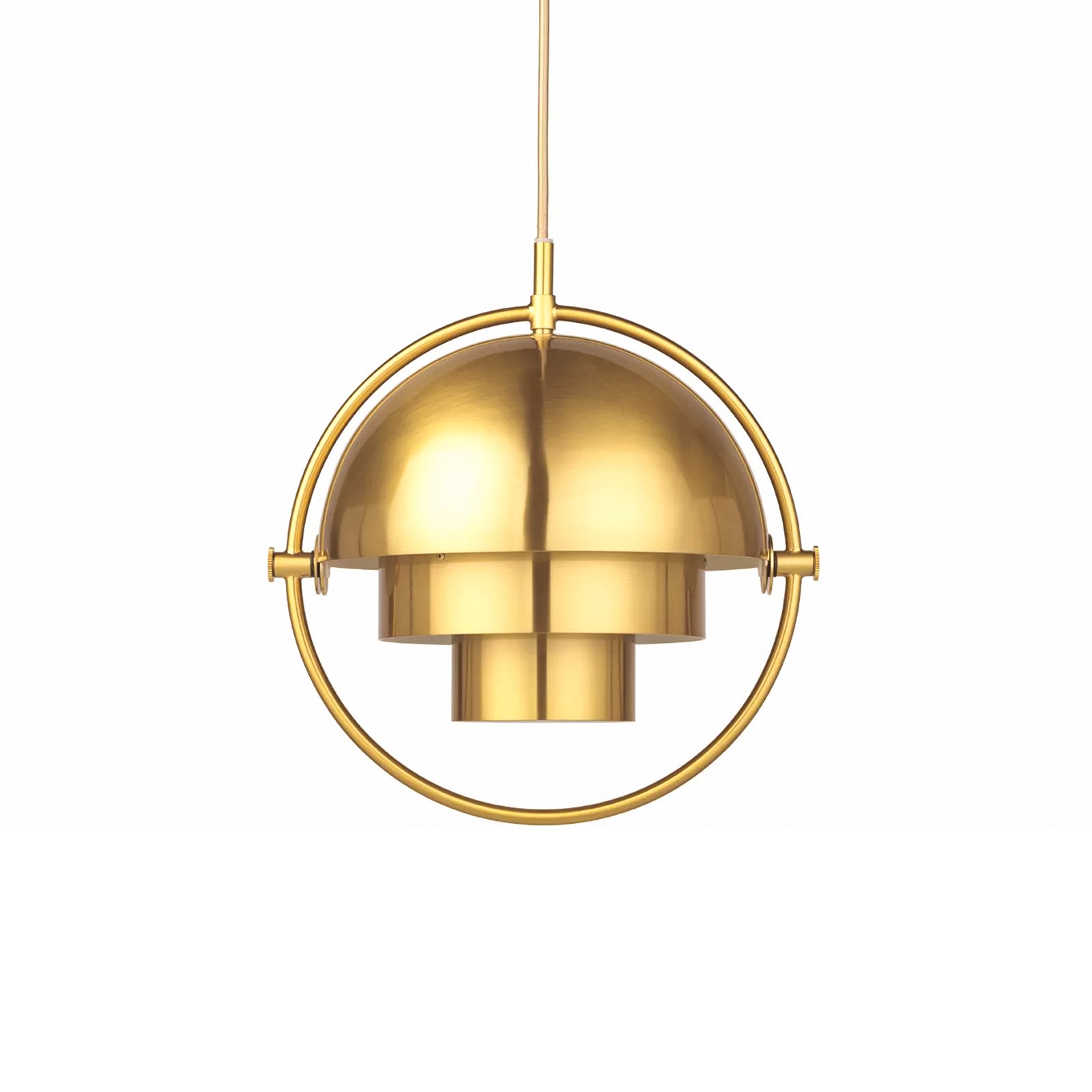 Multi-Lite Pendant Light | Adjustable Metal Shade | Black, Copper, Chrome Options
