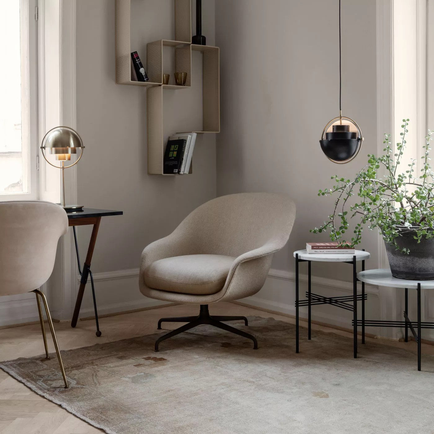 Multi-Lite Pendant Light | Adjustable Metal Shade | Black, Copper, Chrome Options
