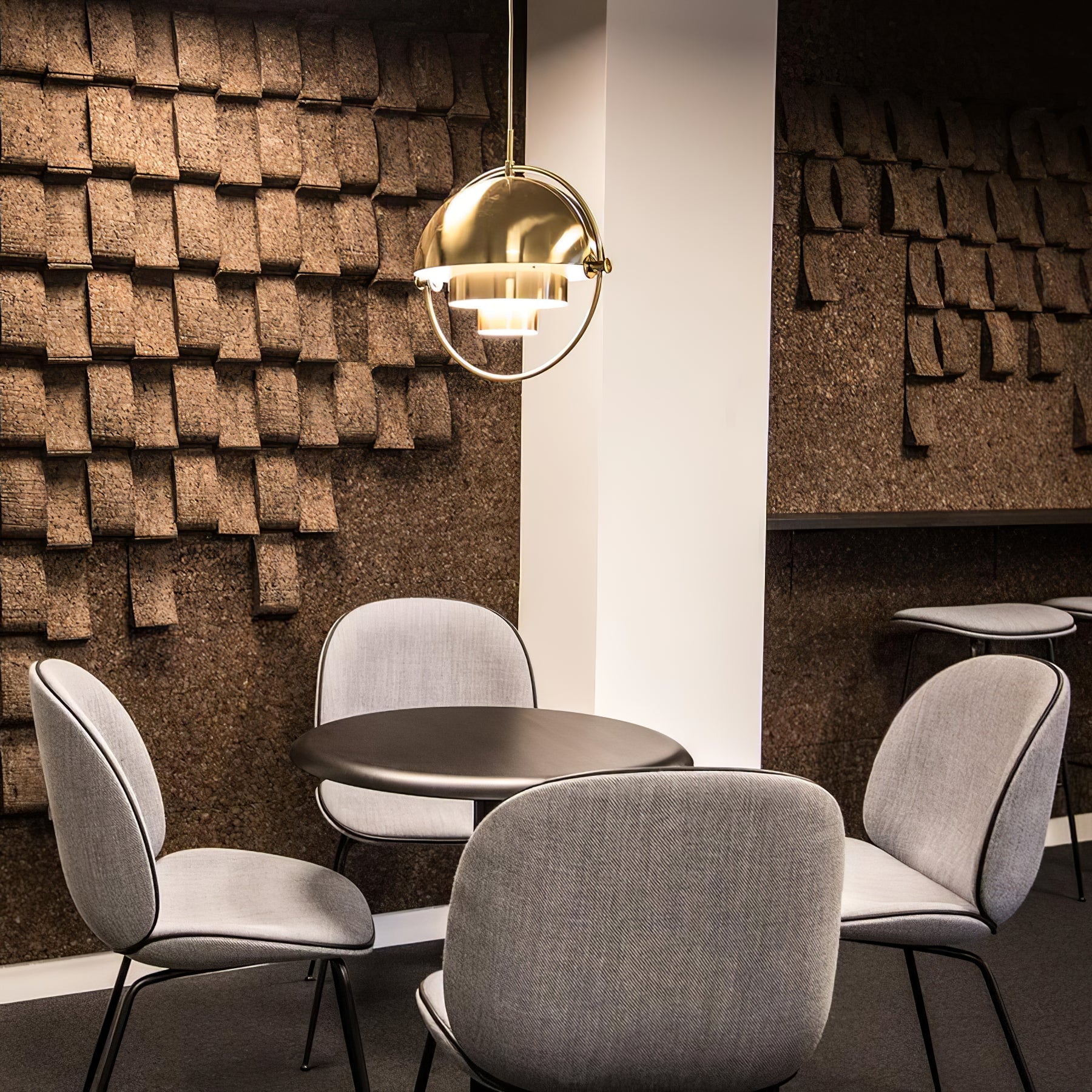 Multi-Lite Pendant Light | Adjustable Metal Shade | Black, Copper, Chrome Options