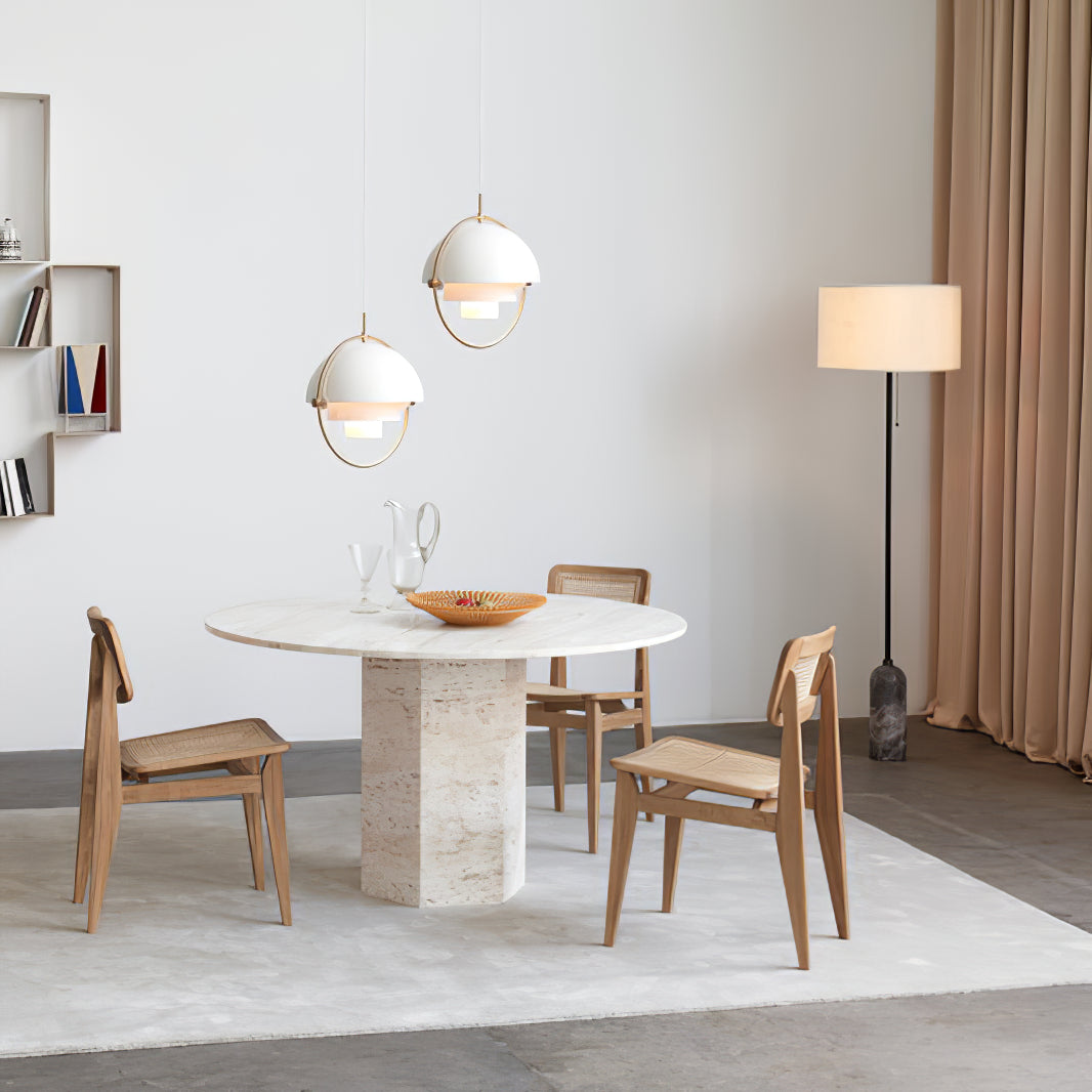 Multi-Lite Pendant Light | Adjustable Metal Shade | Black, Copper, Chrome Options