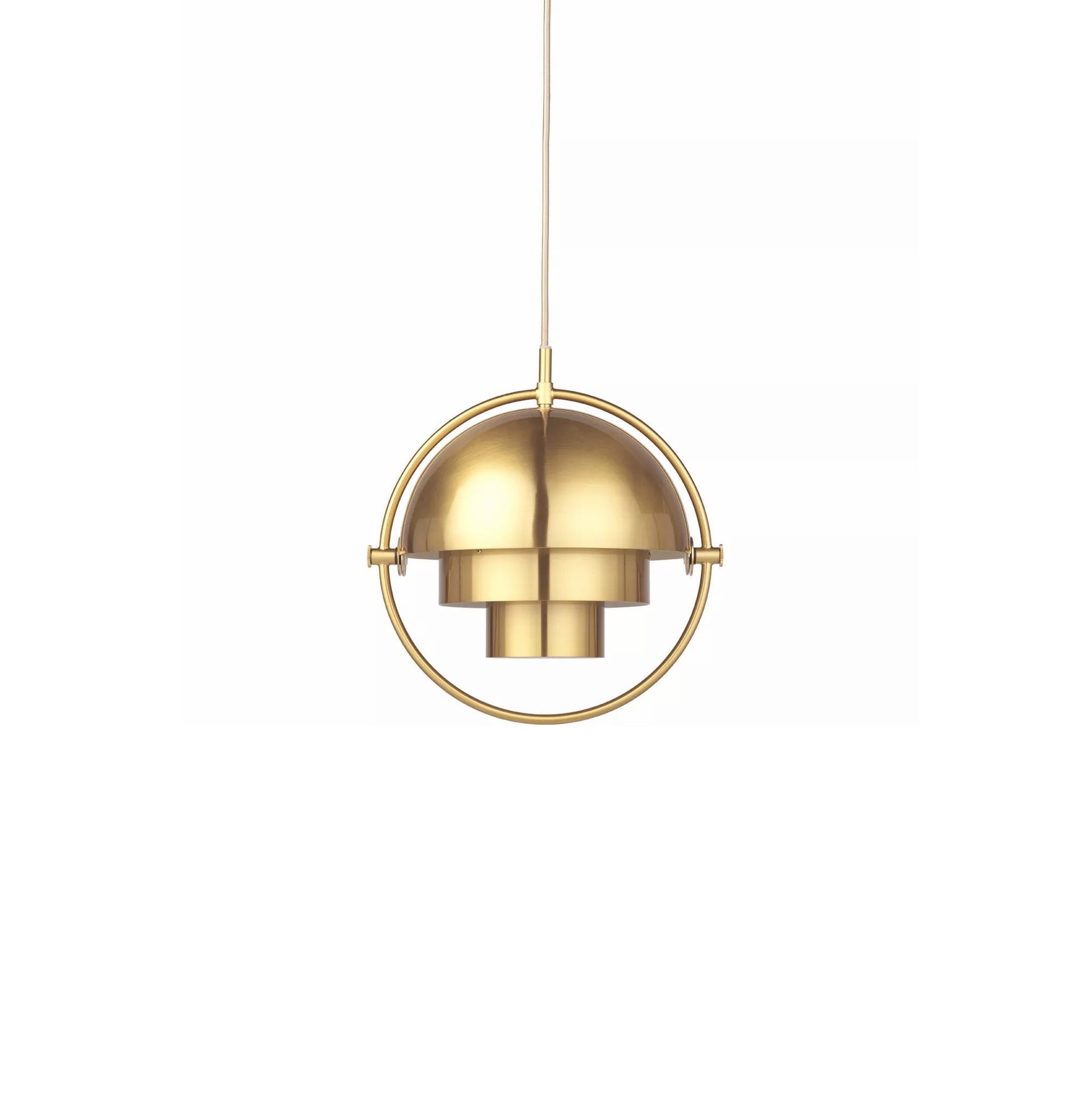 Multi-Lite Pendant Light | Adjustable Metal Shade | Black, Copper, Chrome Options
