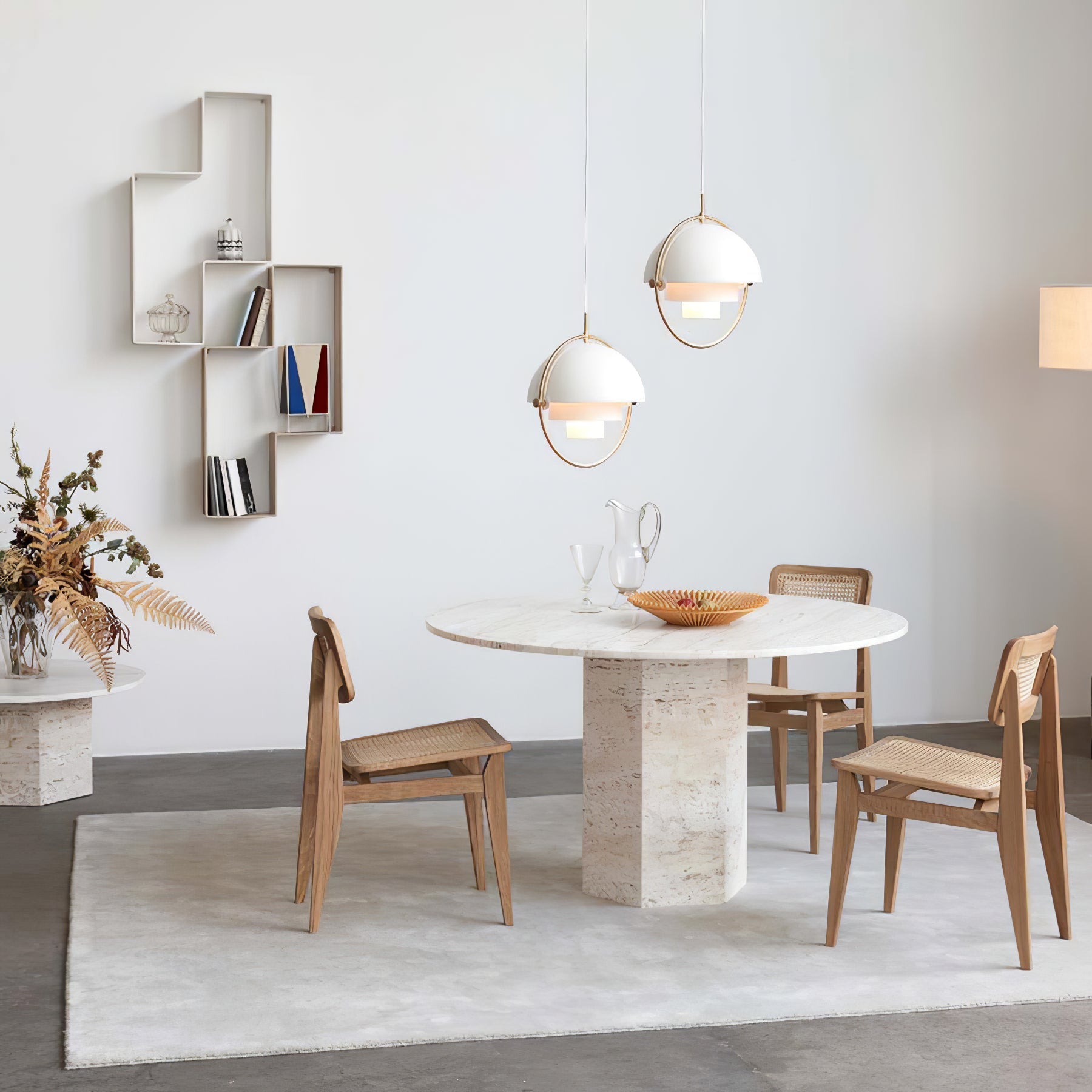 Multi-Lite Pendant Light | Adjustable Metal Shade | Black, Copper, Chrome Options