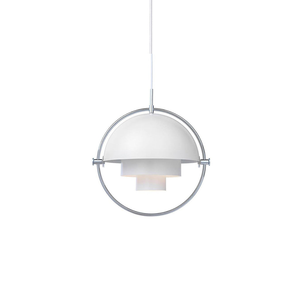 Multi-Lite Pendant Light | Adjustable Metal Shade | Black, Copper, Chrome Options