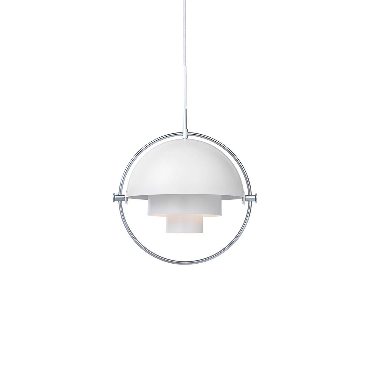 Multi-Lite Pendant Light | Adjustable Metal Shade | Black, Copper, Chrome Options