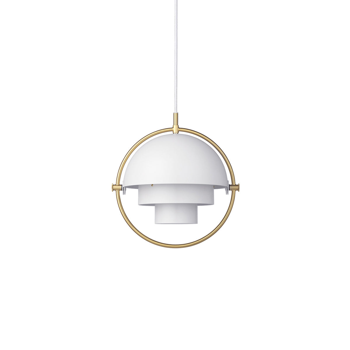 Multi-Lite Pendant Light | Adjustable Metal Shade | Black, Copper, Chrome Options