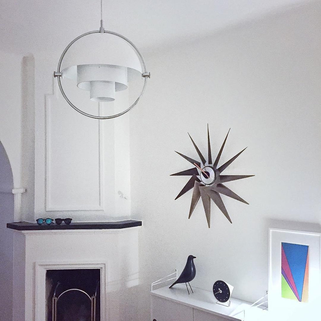 Multi-Lite Pendant Light | Adjustable Metal Shade | Black, Copper, Chrome Options