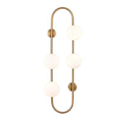 Buch Wall Lamp | Metal & Glass | Gold & Black