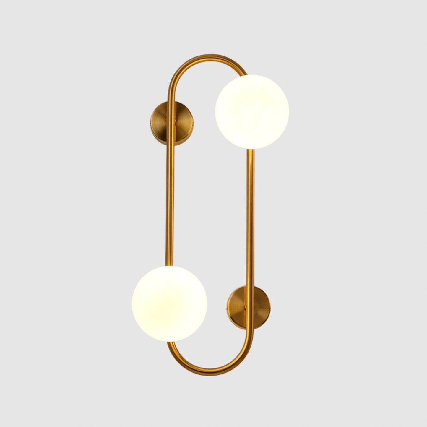 Buch Wall Lamp | Metal & Glass | Gold & Black