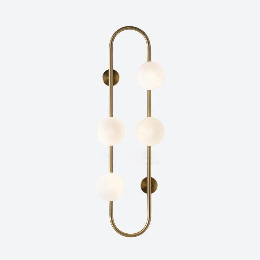 Buch Wall Lamp | Metal & Glass | Gold & Black