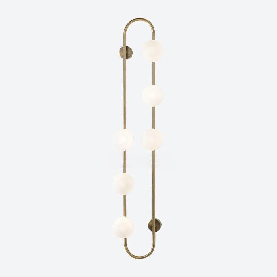 Buch Wall Lamp | Metal & Glass | Gold & Black