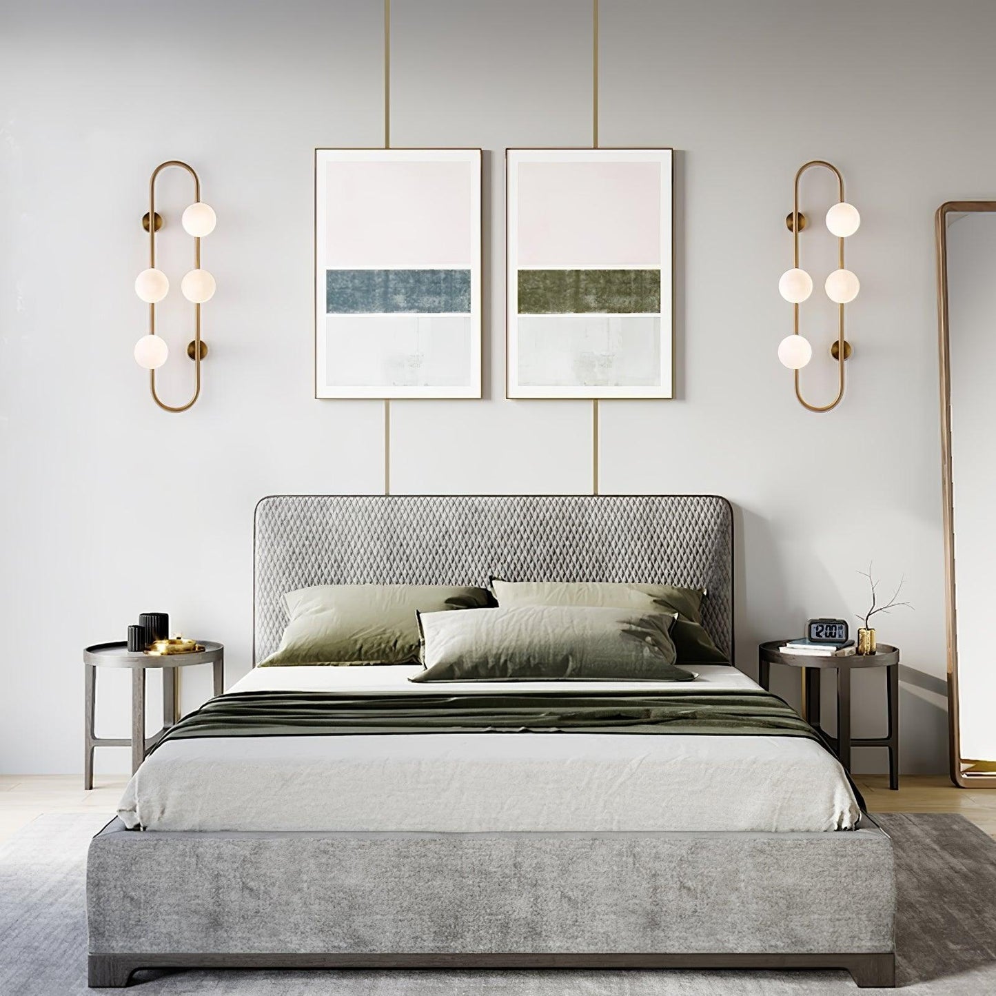 Buch Wall Lamp | Metal & Glass | Gold & Black