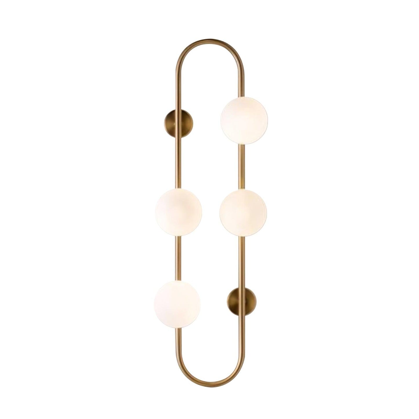 Buch Wall Lamp | Metal & Glass | Gold & Black
