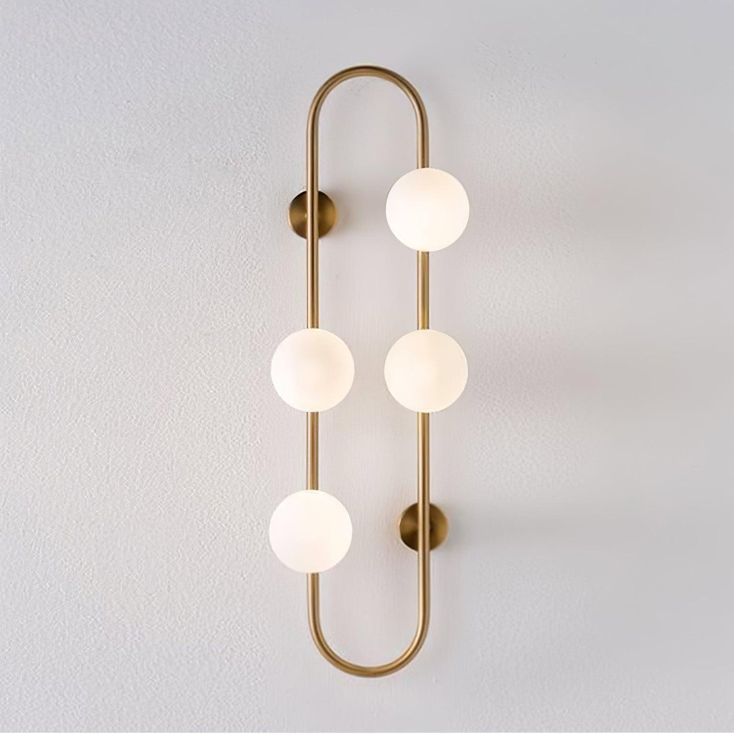 Buch Wall Lamp | Metal & Glass | Gold & Black