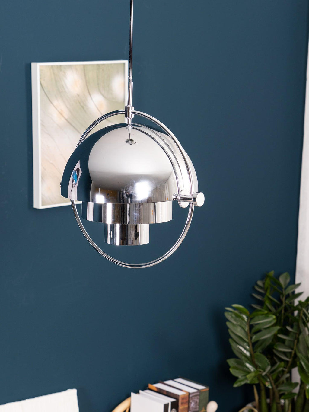 Multi-Lite Pendant Light | Adjustable Metal Shade | Black, Copper, Chrome Options