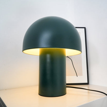Mushroom Table Lamp | Metal & Iron | White, Green, Orange Options