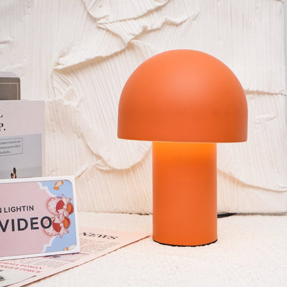 Mushroom Table Lamp | Metal & Iron | White, Green, Orange Options