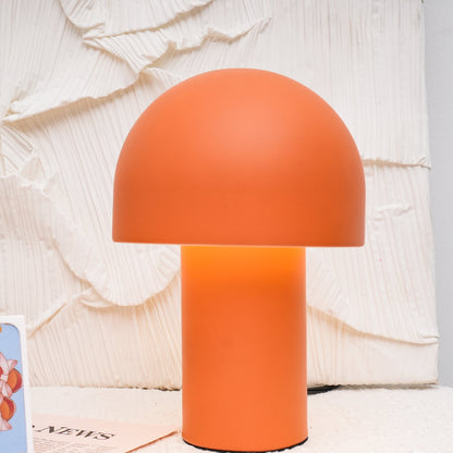 Mushroom Table Lamp | Metal & Iron | White, Green, Orange Options