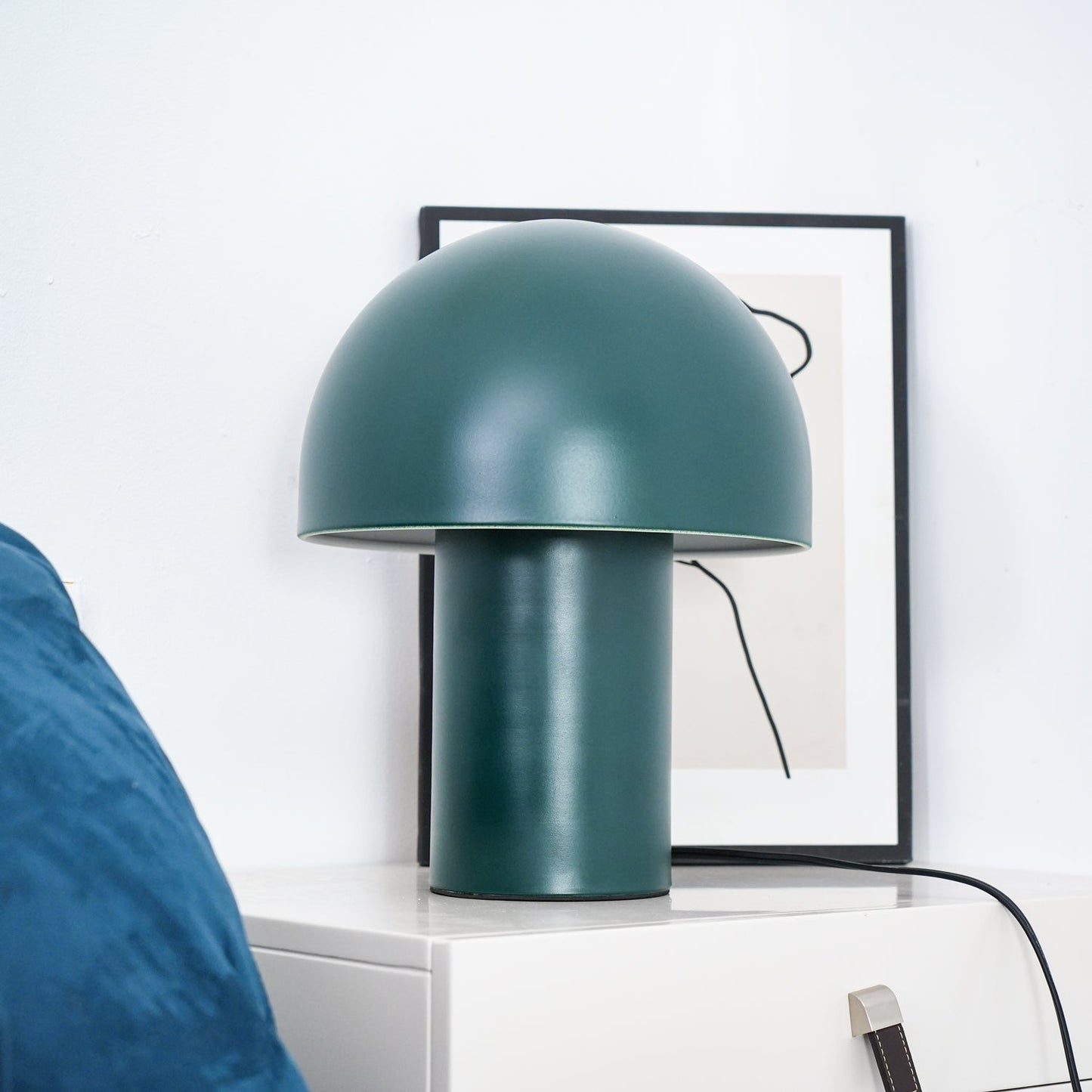 Mushroom Table Lamp | Metal & Iron | White, Green, Orange Options